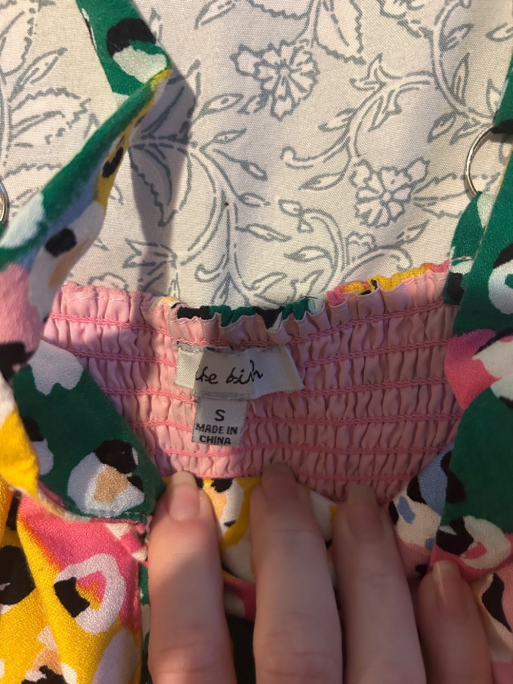 Colorblock Leopard Print Button-Front Romper - Picture 11 of 13